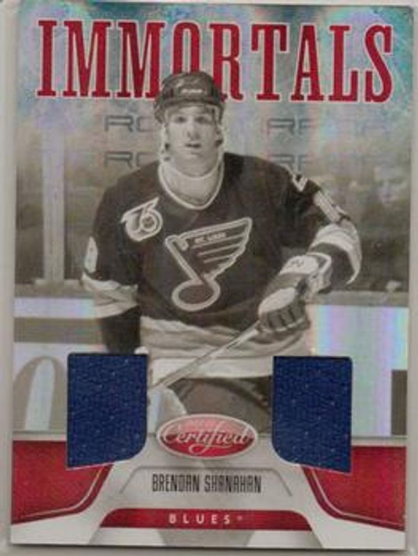Brendan Shanahan 2011 Certified #151 Mirror Red Materials Dual /150 RAW