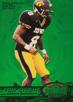 1997 Metal Universe #187 Precious Metal Gems Green /15