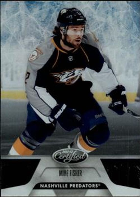 Mike Fisher 2011 Certified #74 Base /499 RAW