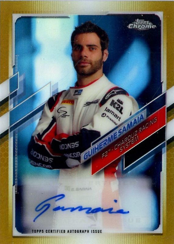 2021 Topps Chrome Formula 1 #CA-GSA Autographs - Gold Refractor /50