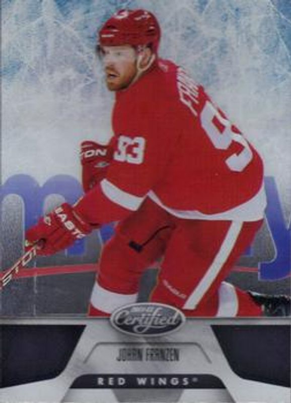 Johan Franzen 2011 Certified #138 Base /499 RAW