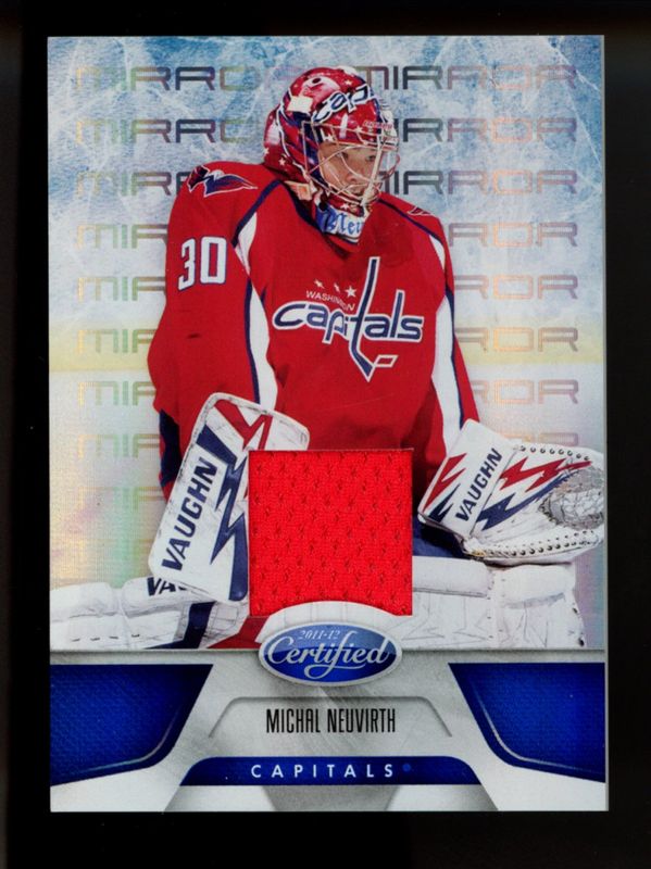 Michal Neuvirth 2011 Certified #65 Mirror Blue Materials /99 RAW