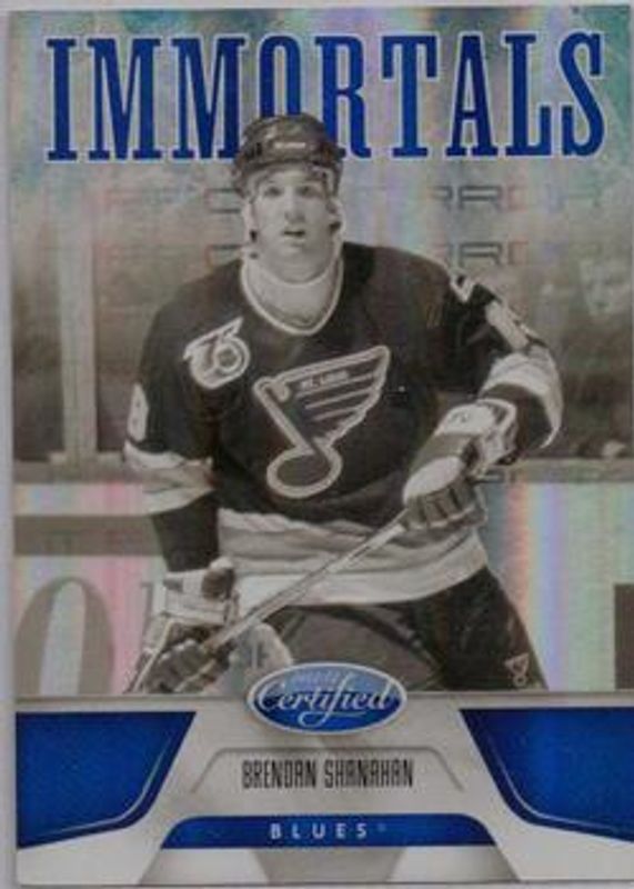 Brendan Shanahan 2011 Certified #151 Mirror Blue /99 RAW