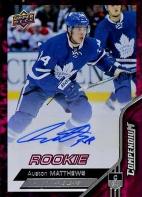 2016 Upper Deck Compendium #SP-AM Magenta Rookie Autographs Achievement