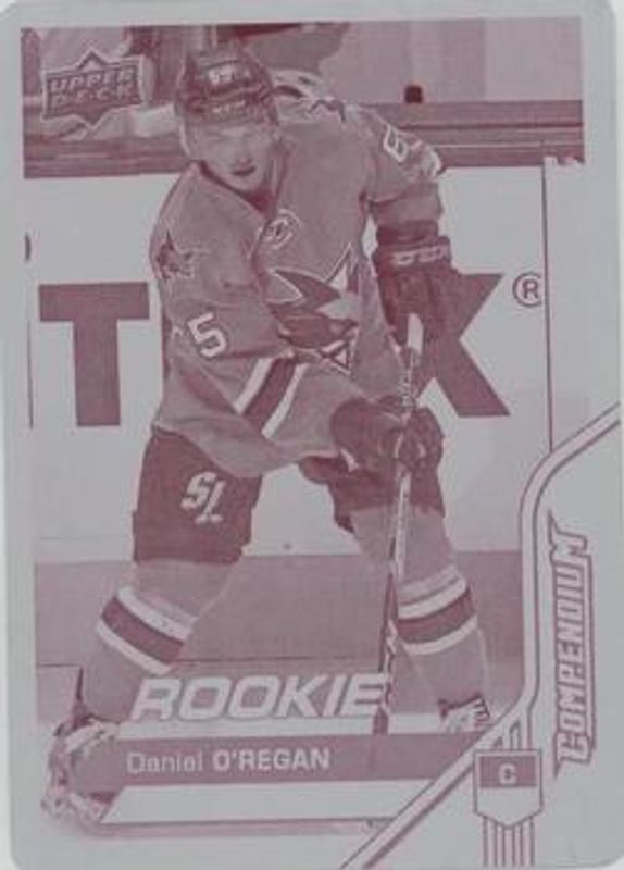 2016 Upper Deck Compendium #846 Printing Plates Magenta /1