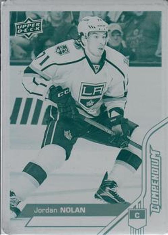 2016 Upper Deck Compendium #419 Printing Plates Cyan /1