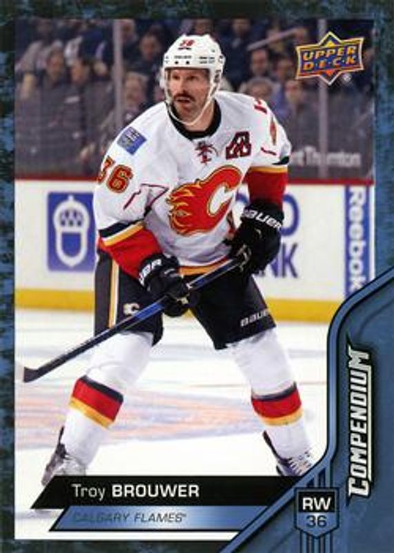 Troy Brouwer 2016 Upper Deck Compendium #631 Blue RAW