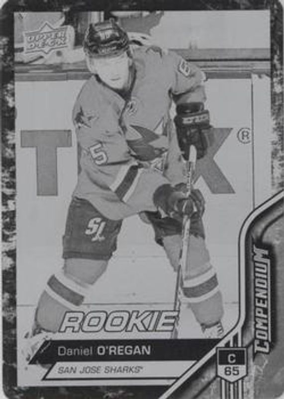 2016 Upper Deck Compendium #846 Printing Plates Black /1