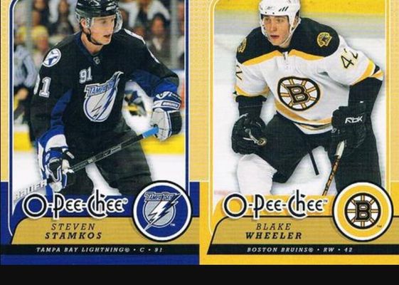 2008 O-Pee-Chee Blaster Box Bottom Panels