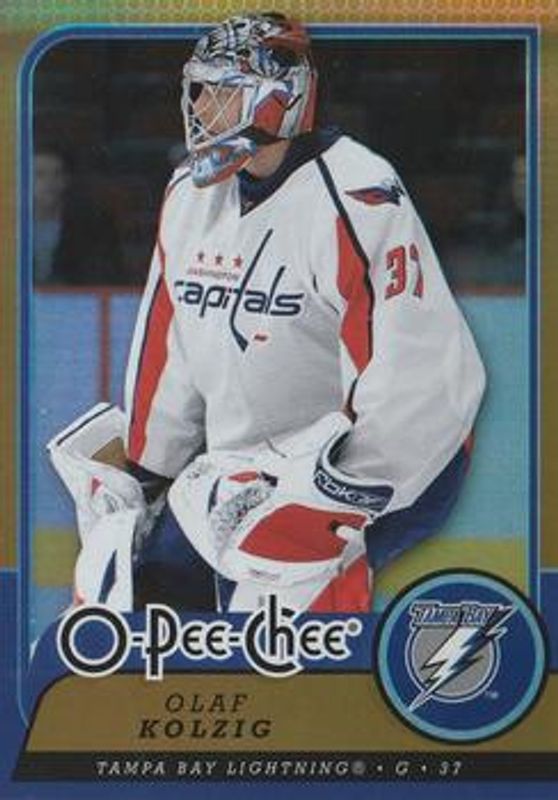 Olaf Kolzig 2008 O-Pee-Chee #317 Gold RAW