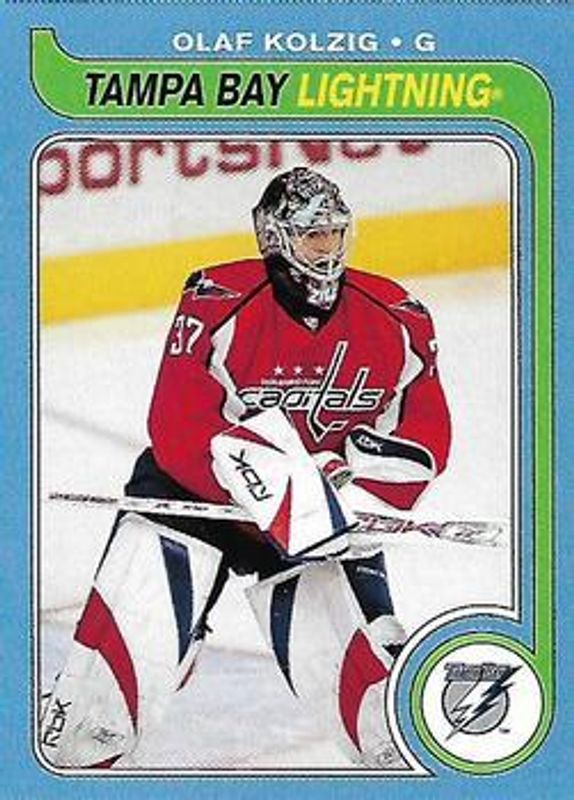 Olaf Kolzig 2008 O-Pee-Chee #317 1979 Retro Blank Back RAW