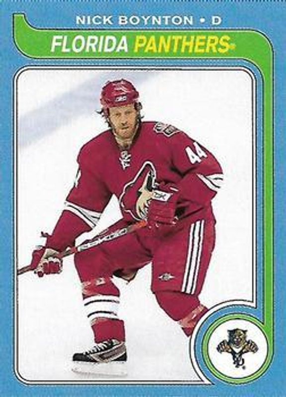 Nick Boynton 2008 O-Pee-Chee #207 1979 Retro Blank Back RAW