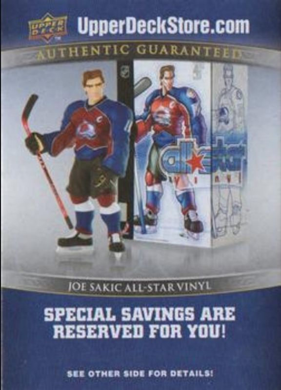 Joe Sakic 2008 O-Pee-Chee UpperDeckStore.com RAW