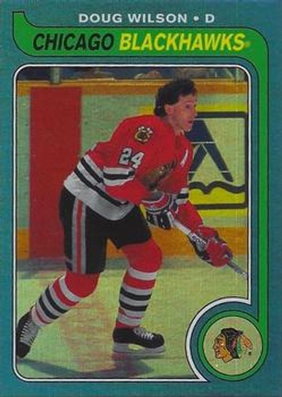 Doug Wilson 2008 O-Pee-Chee #568 1979 Retro Rainbow /100 RAW