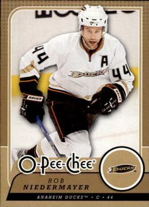 Rob Niedermayer 2008 O-Pee-Chee #125 Base RAW
