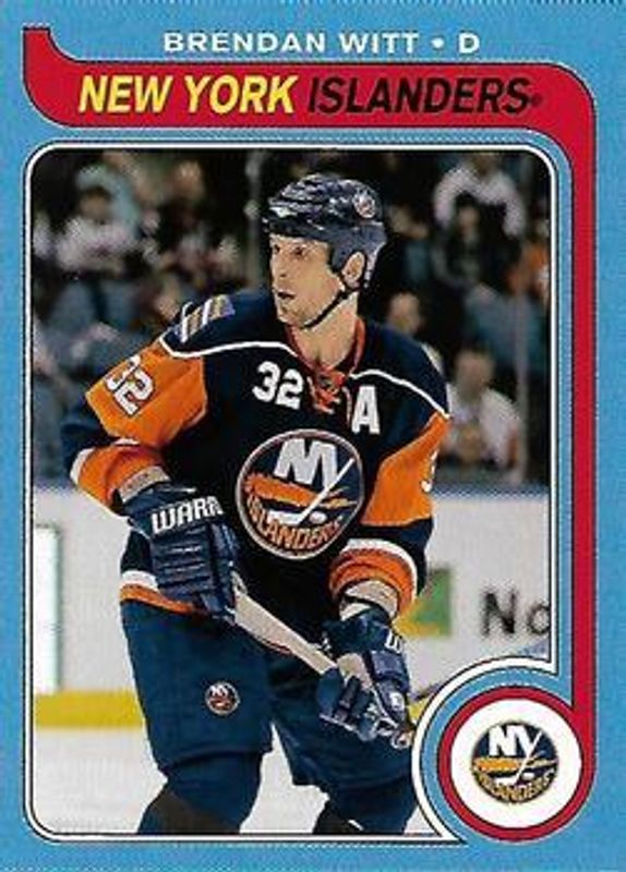 Brendan Witt 2008 O-Pee-Chee #140 1979 Retro Blank Back RAW