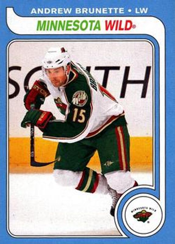 Andrew Brunette 2008 O-Pee-Chee #635 1979 Retro RAW