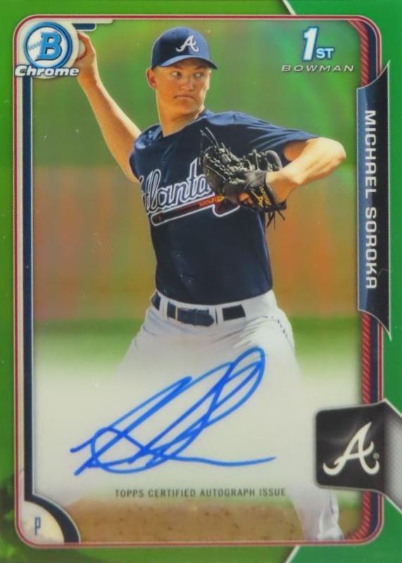 2015 Bowman Draft #BCA-MS Chrome DP Auto - Green Refractor /99 (1st)