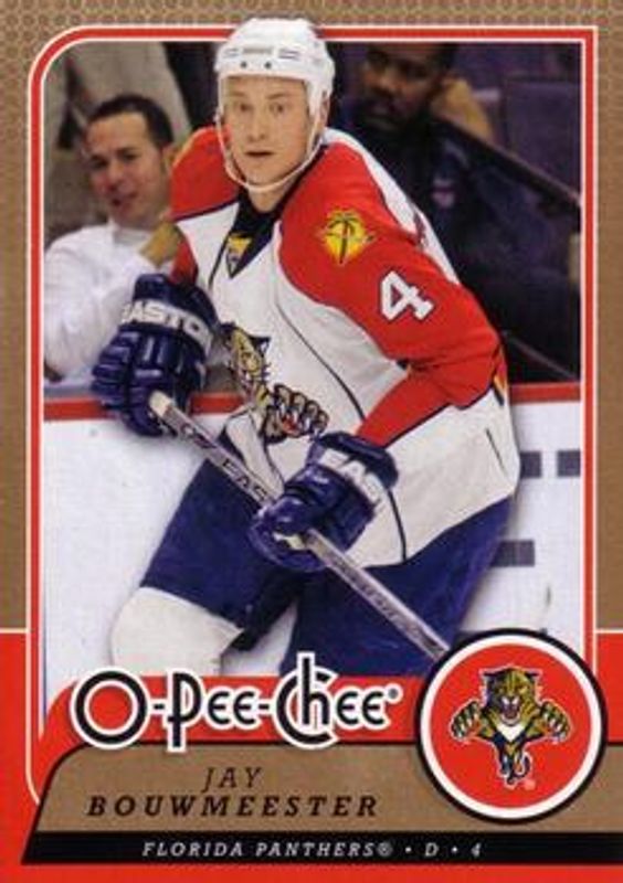 Jay Bouwmeester 2008 O-Pee-Chee #493 Base RAW