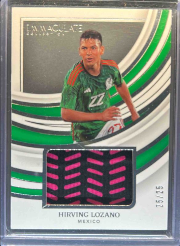 Hirving Lozano 2022 Immaculate #RM-HLO Remarkable Memorabilia - Silver /10 RAW