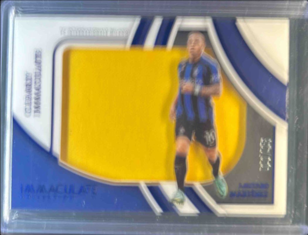 Lautaro Martinez 2022 Immaculate #CJ-LM Clearly Immaculate Jerseys - Sapphire /1 RAW