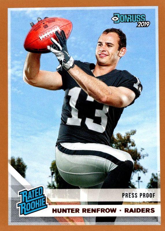 2019 Donruss #340 Press Proof Bronze