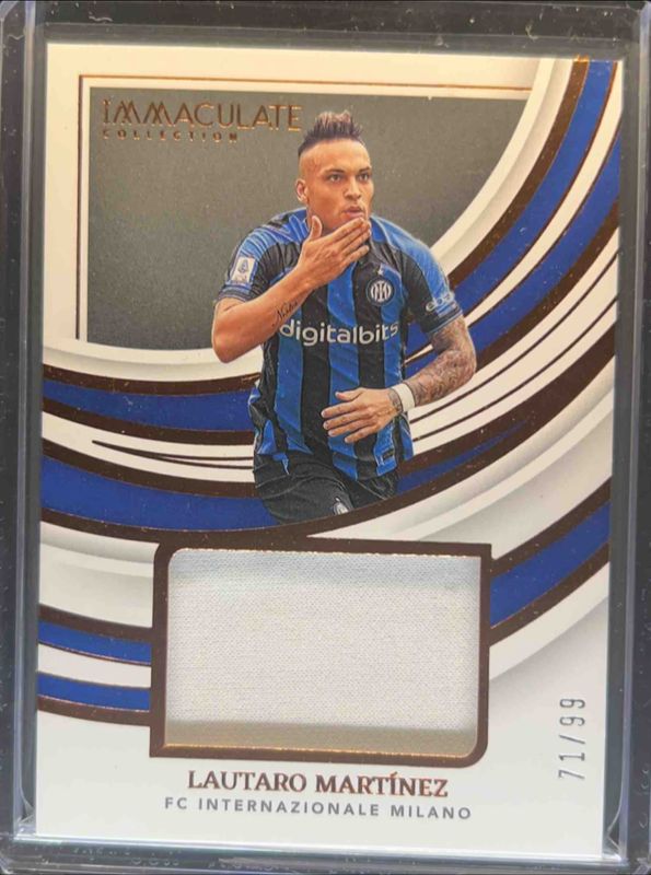 Lautaro Martinez 2022 Immaculate #RM-LMA Remarkable Memorabilia /25 RAW
