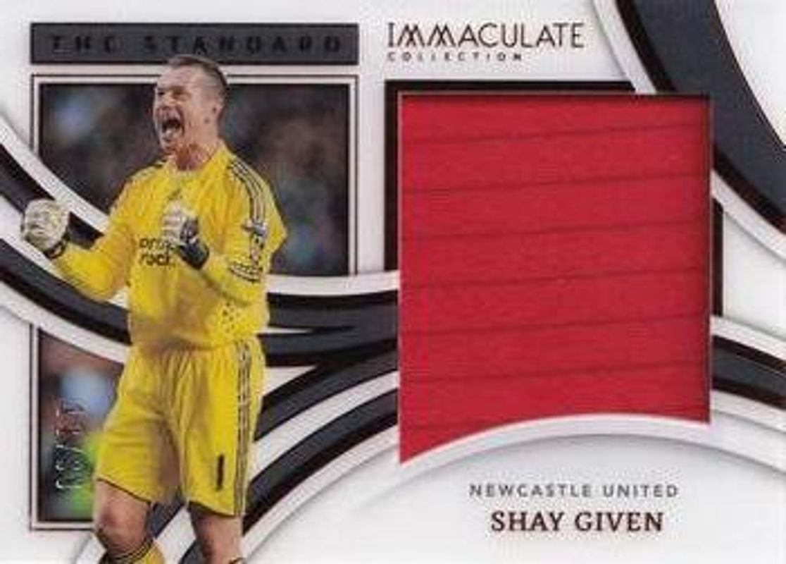 Shay Given 2022 Immaculate #TS-SGI The Standard /25 RAW
