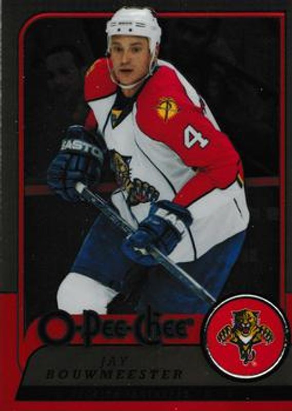 Jay Bouwmeester 2008 O-Pee-Chee #493 Metal RAW