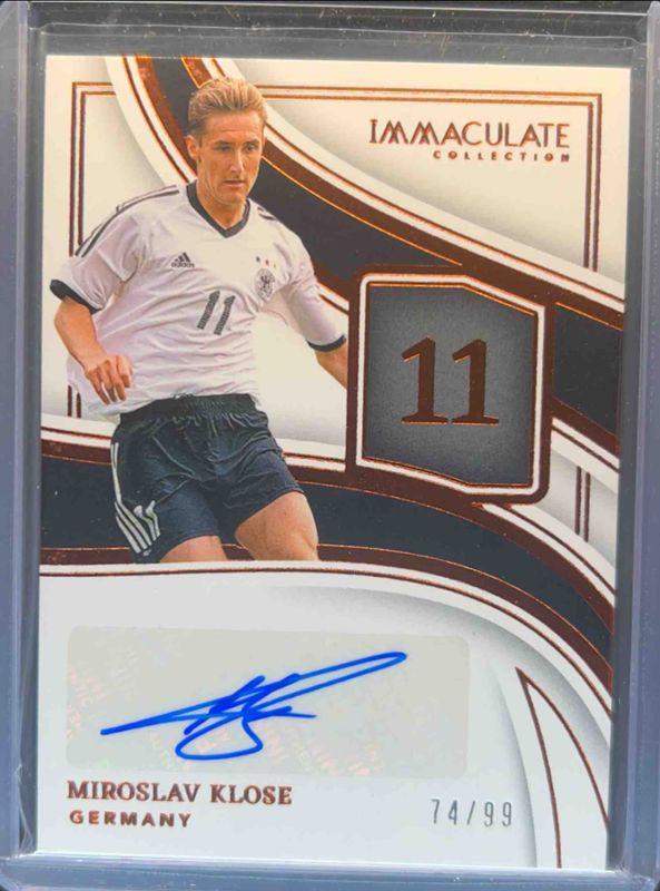 Miroslav Klose 2023 Immaculate #IN-MK Immaculate Numbers Signatures RAW