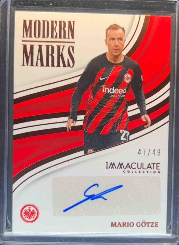 Mario Gotze 2023 Immaculate #MM-MG Modern Marks RAW