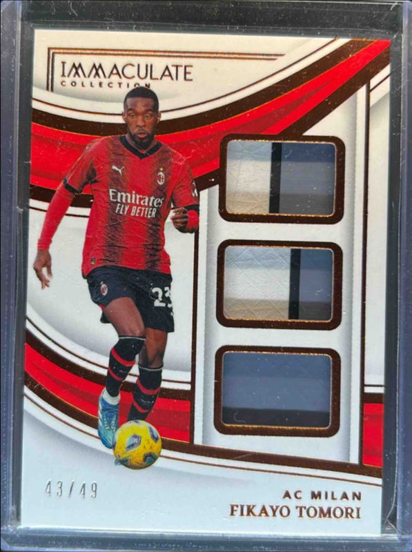 Fikayo Tomori 2023 Immaculate #PT-FT Patch Trios RAW