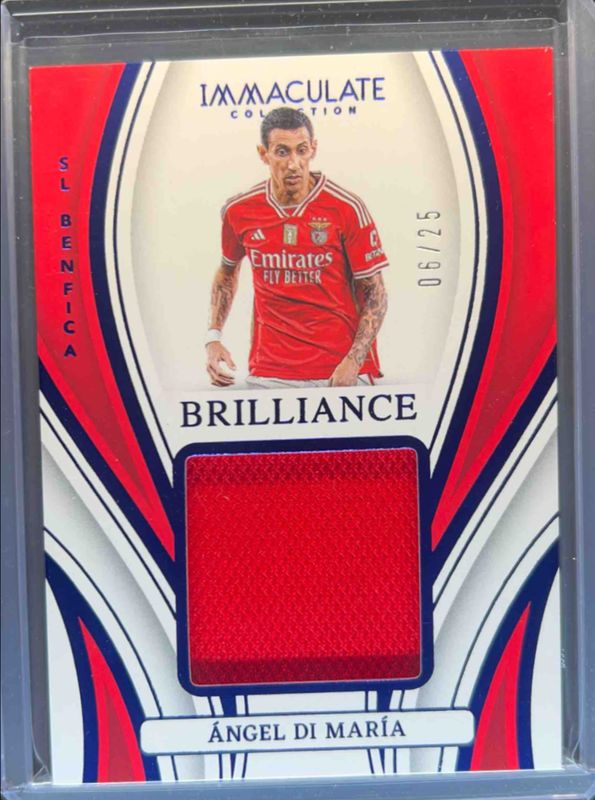 Angel Di Maria 2023 Immaculate #BR-ADM Brilliance - Sapphire /25 RAW