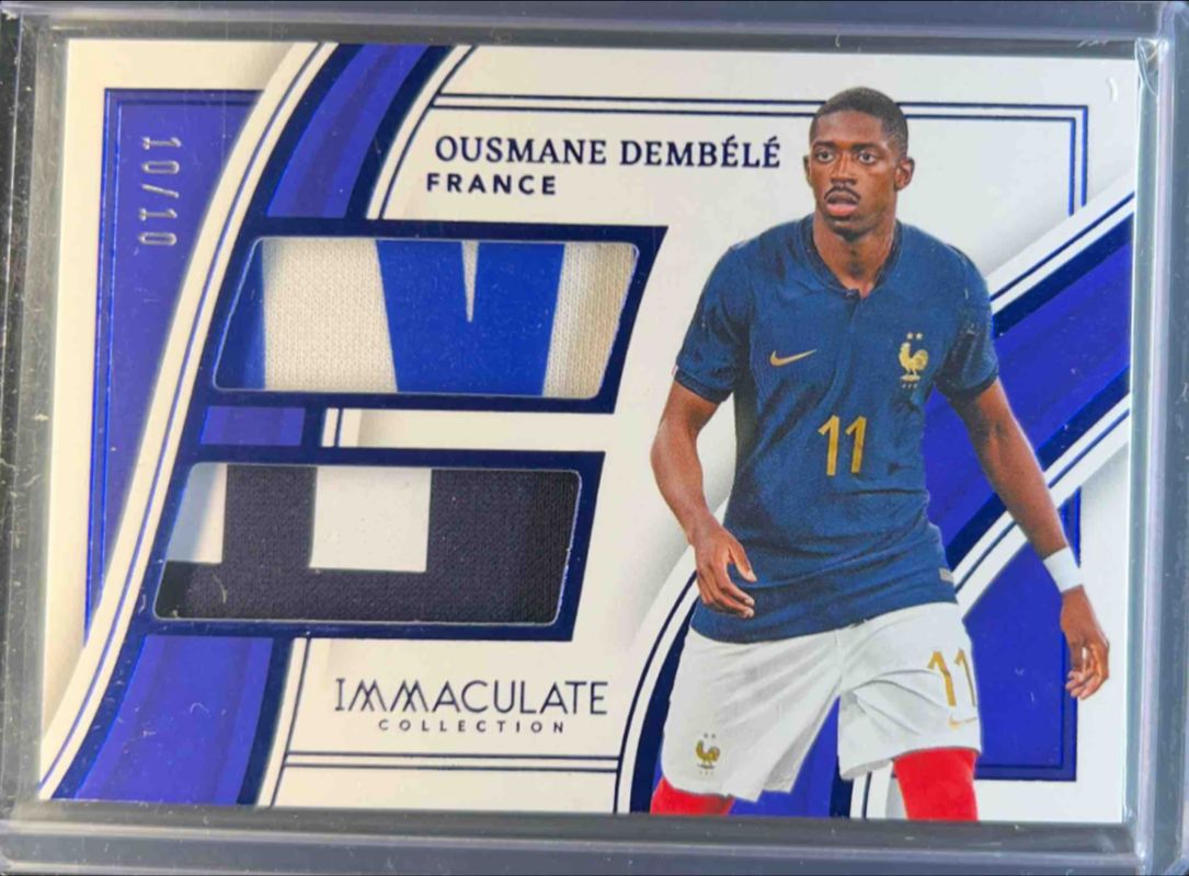2023 Immaculate #JD-OD Jumbo Dual Patches - Sapphire