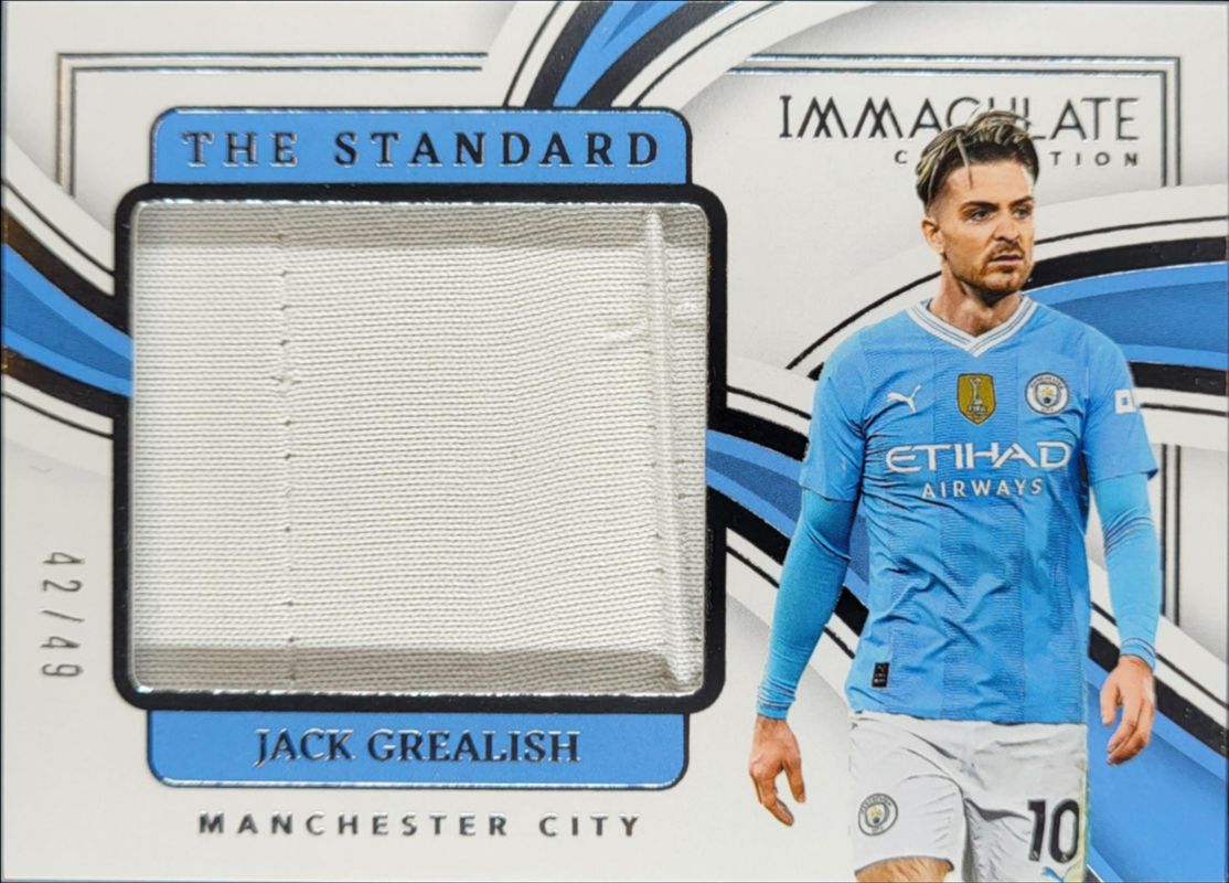 Jack Grealish 2023 Immaculate #TS-JG The Standard RAW