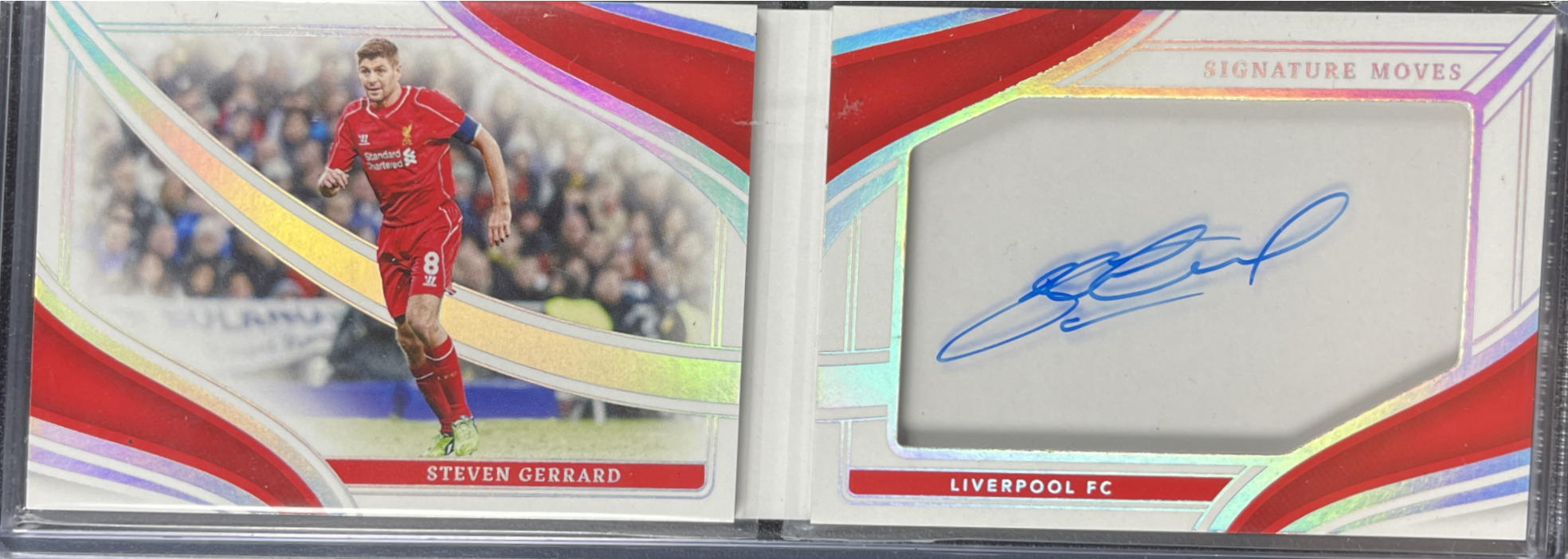 Steven Gerrard 2023 Immaculate #SMA-SG Signatures Moves Autographs 