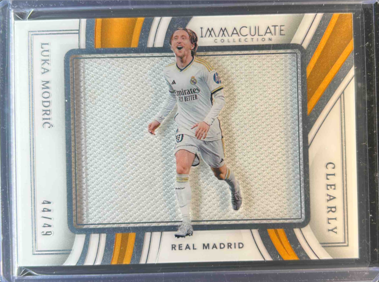 Luka Modric 2023 Immaculate #CJ-LMC Clearly Immaculate Jerseys - Silver ...