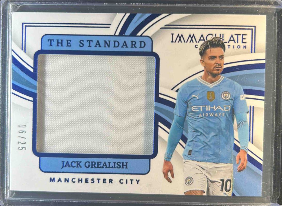 Jack Grealish 2023 Immaculate #TS-JG The Standard - Sapphire RAW