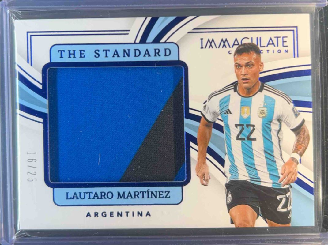 Lautaro Martinez 2023 Immaculate #TS-LMZ The Standard - Sapphire RAW
