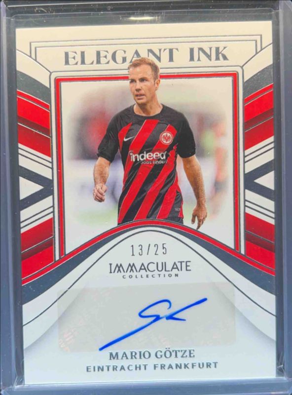 Mario Gotze 2023 Immaculate #EI-MG Elegant Ink - Silver RAW