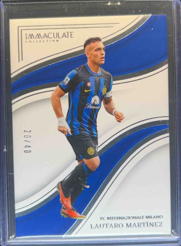 Lautaro Martinez 2023 Immaculate #65 Silver /40 RAW
