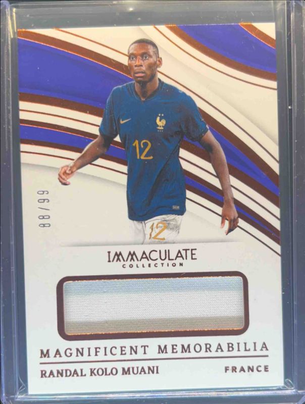 Randal Kolo Muani 2023 Immaculate #MG-RKM Magnificent Memorabilia RAW