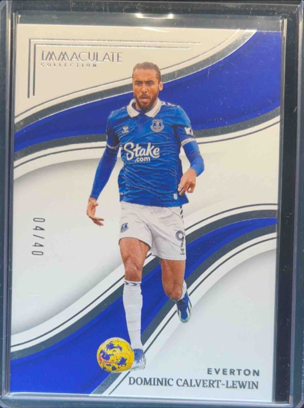 Dominic Calvert-Lewin 2023 Immaculate #164 Silver /40 RAW