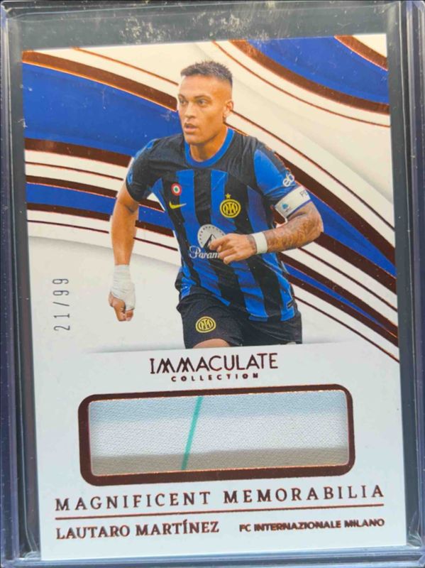 Lautaro Martinez 2023 Immaculate #MG-LM Magnificent Memorabilia RAW