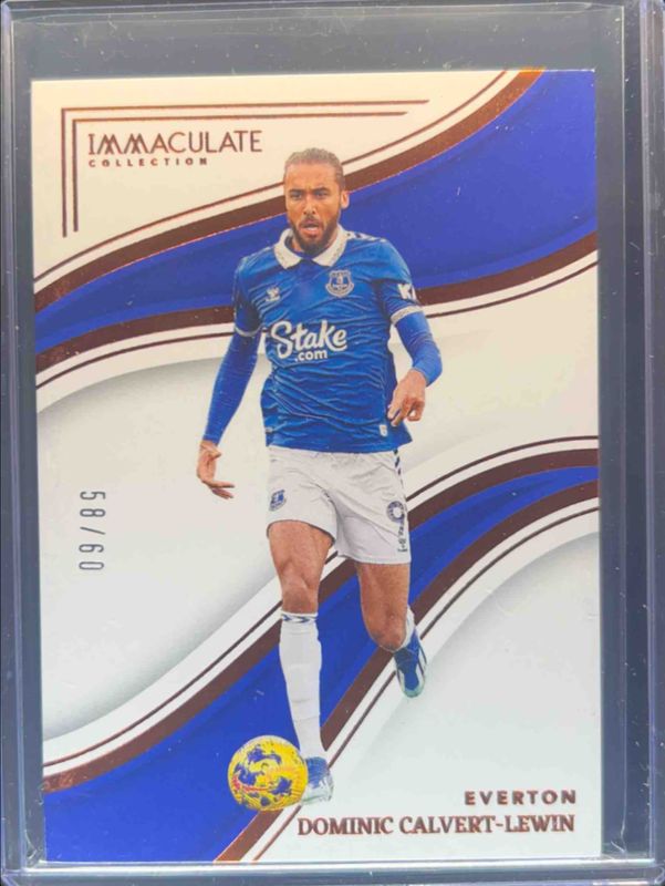 Dominic Calvert-Lewin 2023 Immaculate #164 Base /60 RAW