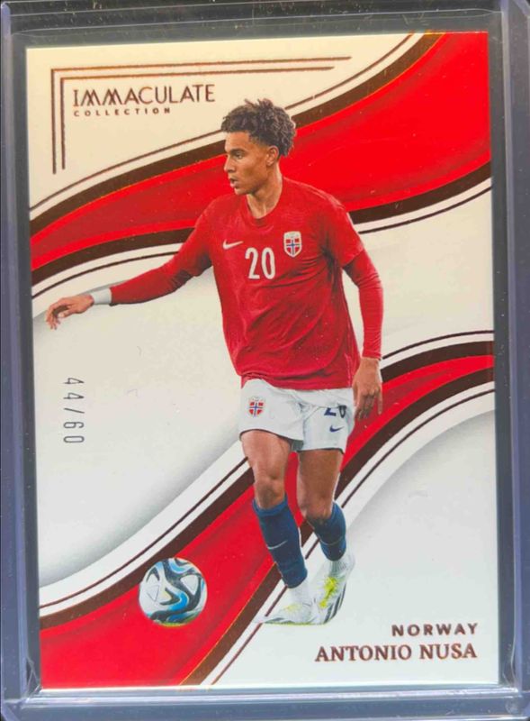 Antonio Nusa 2023 Immaculate #40 Base /60 RAW