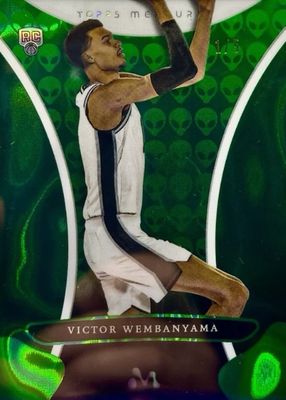2023 Topps Mercury Victor Wembanyama #5 Alien Face Refractor /5