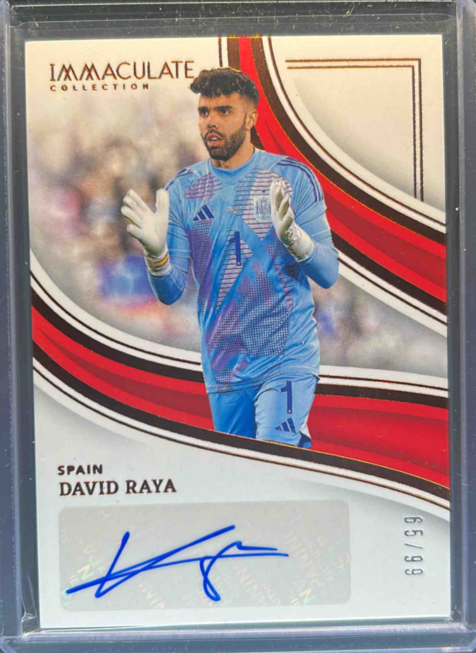 David Raya 2023 Immaculate #SI-DR Splendid Signatures Price Guide ...