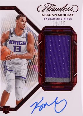 2022 Flawless #VPA-KGM Vertical Patch Autographs - Ruby /15
