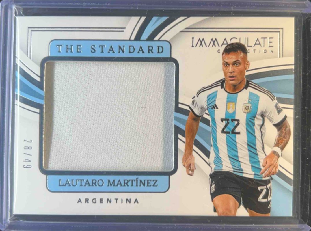 Lautaro Martinez 2023 Immaculate #TS-LMZ The Standard - Silver RAW